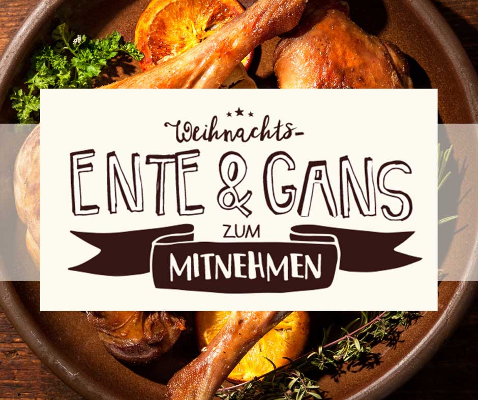 Bestellen Sie noch heute Ihre Gans oder Ente für Weihnachten!