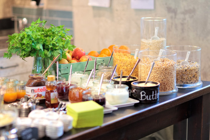Neujahrs-Brunch im Glashaus
