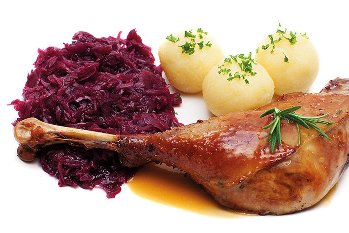 Knusprige 1/4 Ente